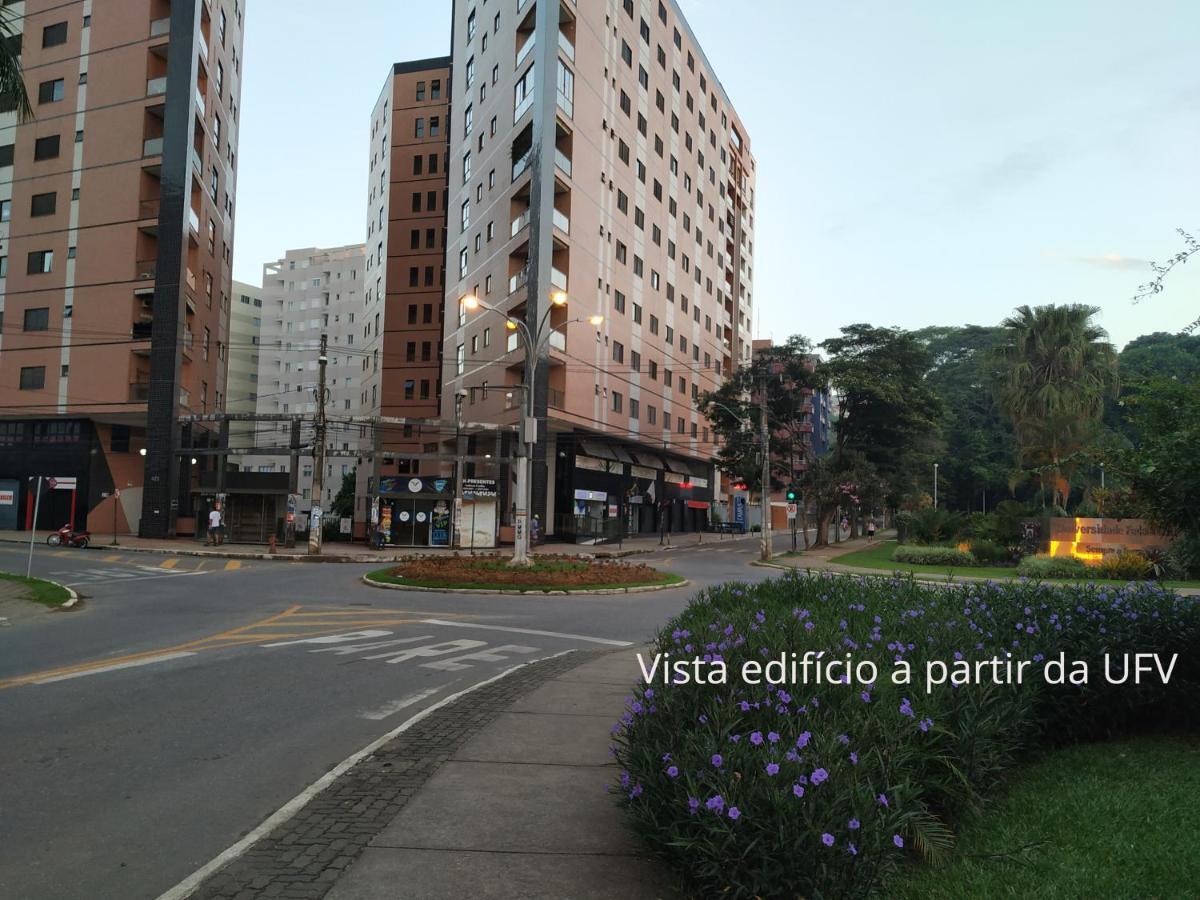 Apartamento Quarto E Sala Em Frente Ufv Com Wi-Fi E Garagem Viçosa Exterior foto